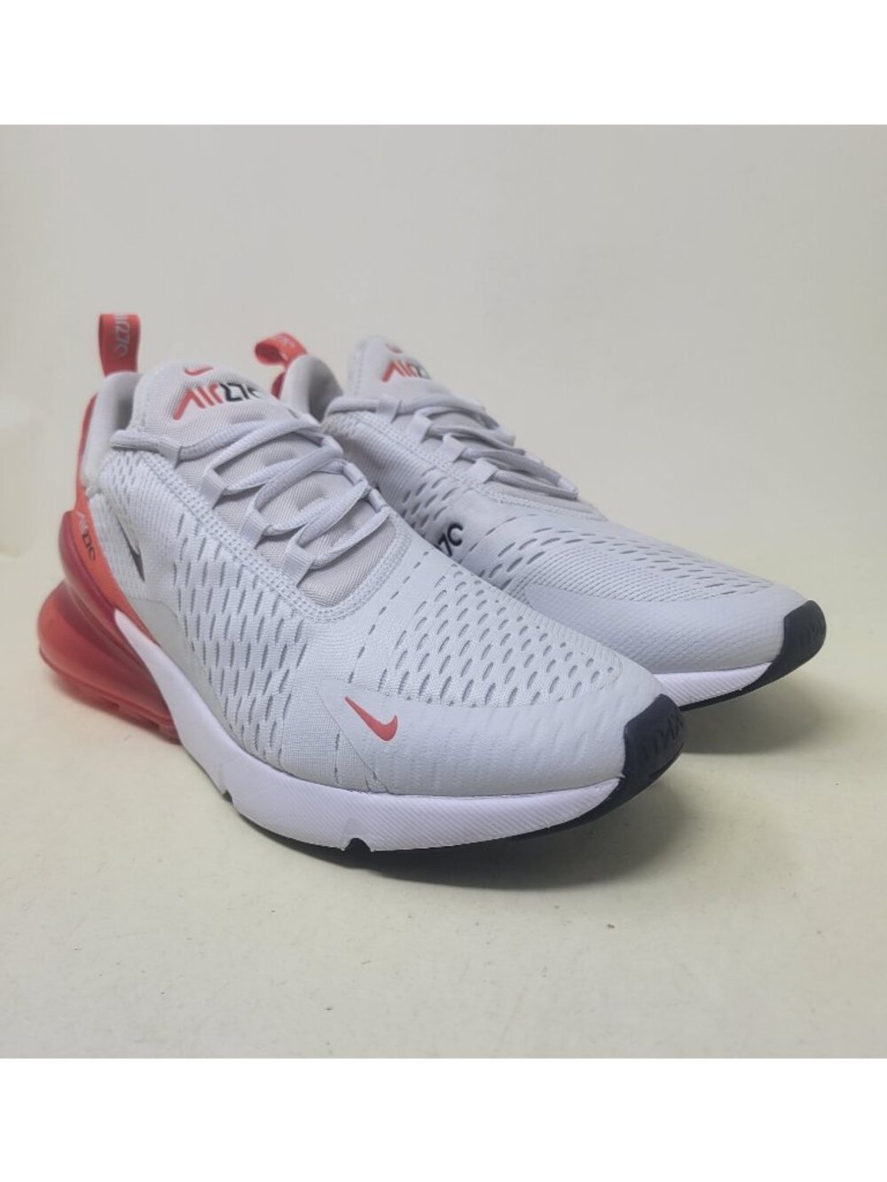 Preowned Nike Air Max 270 Shoes Photon Dust Red AH8050-029 Men’s Sz 10.5